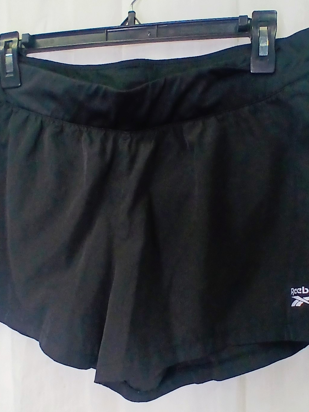 Reebok Black Women’s Athletic Shorts with Logo